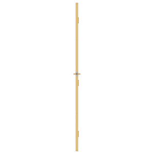 vidaXL Interior Door Slim Golden 102.5x201.5 cm Tempered Glass and Aluminum