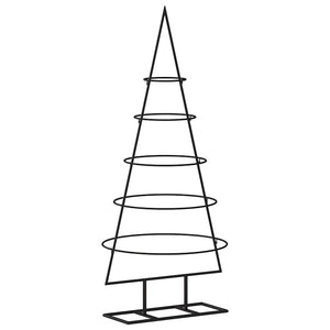 Metall Weihnachtsbaum Schwarz 90cm