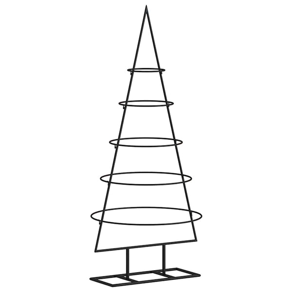 Metall Weihnachtsbaum Schwarz 90cm