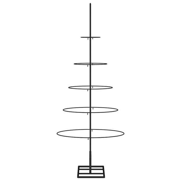 Schwarzer Metall Weihnachtsbaum 125 cm
