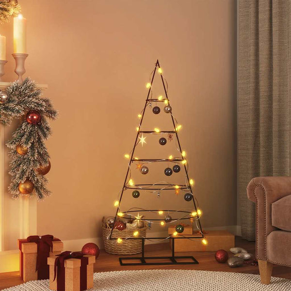 Schwarzer Metall Weihnachtsbaum 125 cm