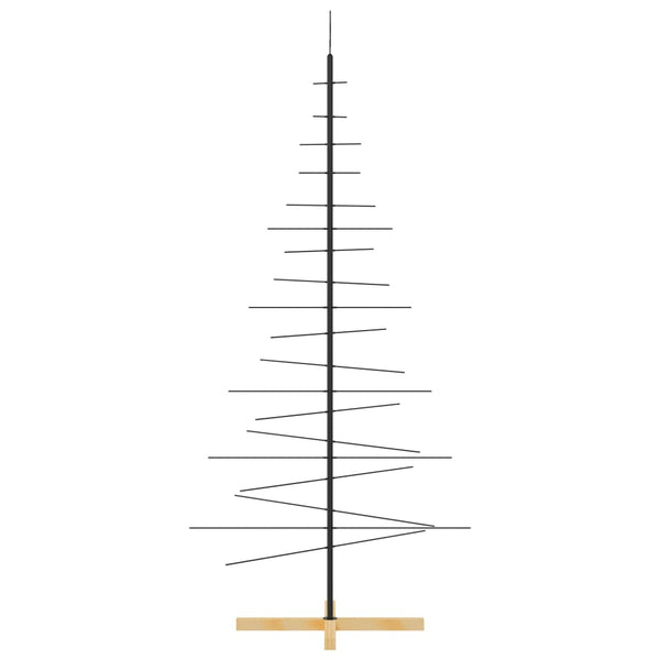 Metall Weihnachtsbaum Schwarz 180cm