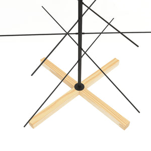 Metall Weihnachtsbaum Schwarz 180cm