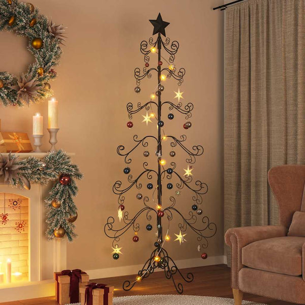 Schwarzer Metall Weihnachtsbaum 215cm