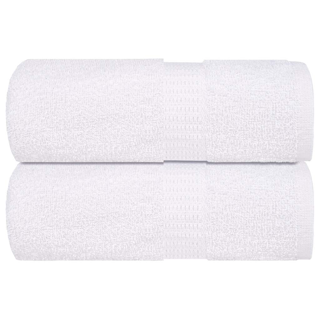 vidaXL Washcloths FROGN 2 pcs. White 15x21 cm 360 gsm