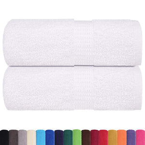 vidaXL Washcloths FROGN 2 pcs. White 15x21 cm 360 gsm