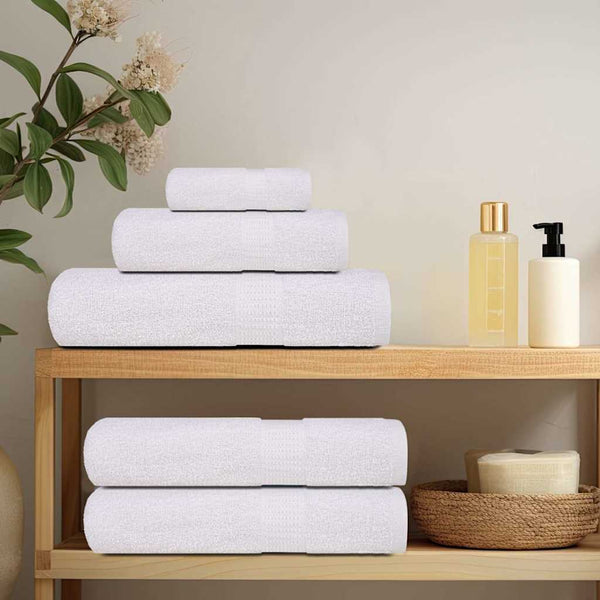 vidaXL Guest Towels FROGN 50 pcs. White 30x30 cm 360 gsm