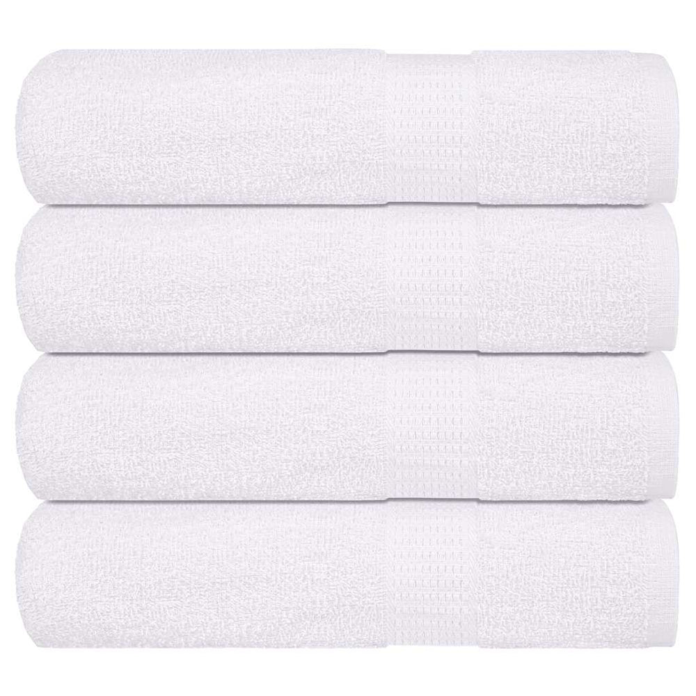 vidaXL Bath Towels FROGN 4 pcs. White 100x150 cm 360 gsm