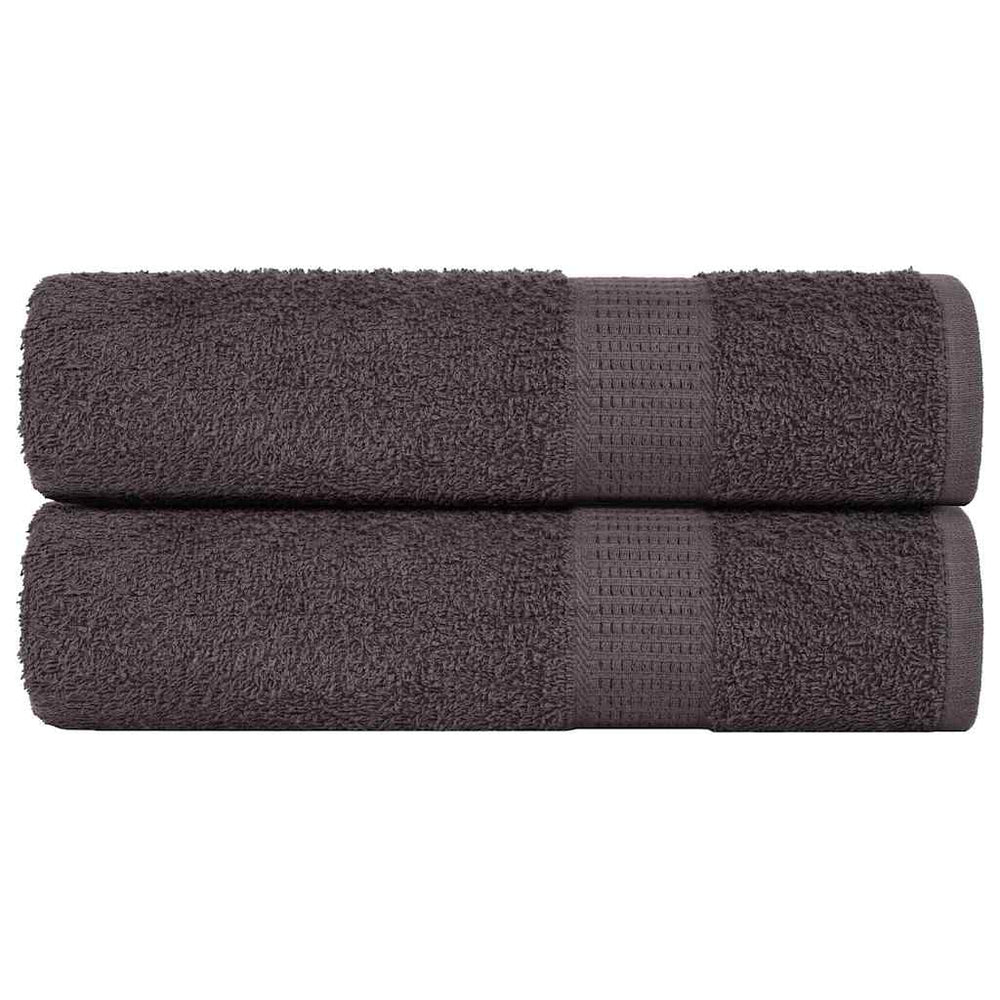vidaXL Bath Towels FROGN 2 pcs. Anthracite 100x150 cm 360 gsm