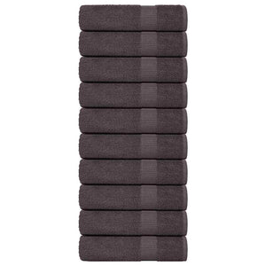 vidaXL Bath Towels FROGN 10 pcs. Anthracite 100x150 cm 360 gsm