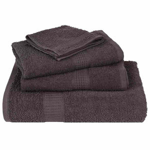 vidaXL Bath Towels FROGN 10 pcs. Anthracite 100x150 cm 360 gsm