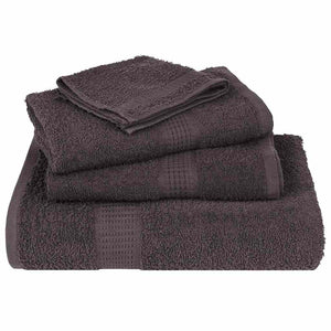 vidaXL Sauna Towels FROGN 4 pcs. Anthracite 80x200 cm 360 gsm