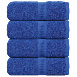 vidaXL Guest Towels FROGN 4 pcs. Blue 30x50 cm 360 gsm