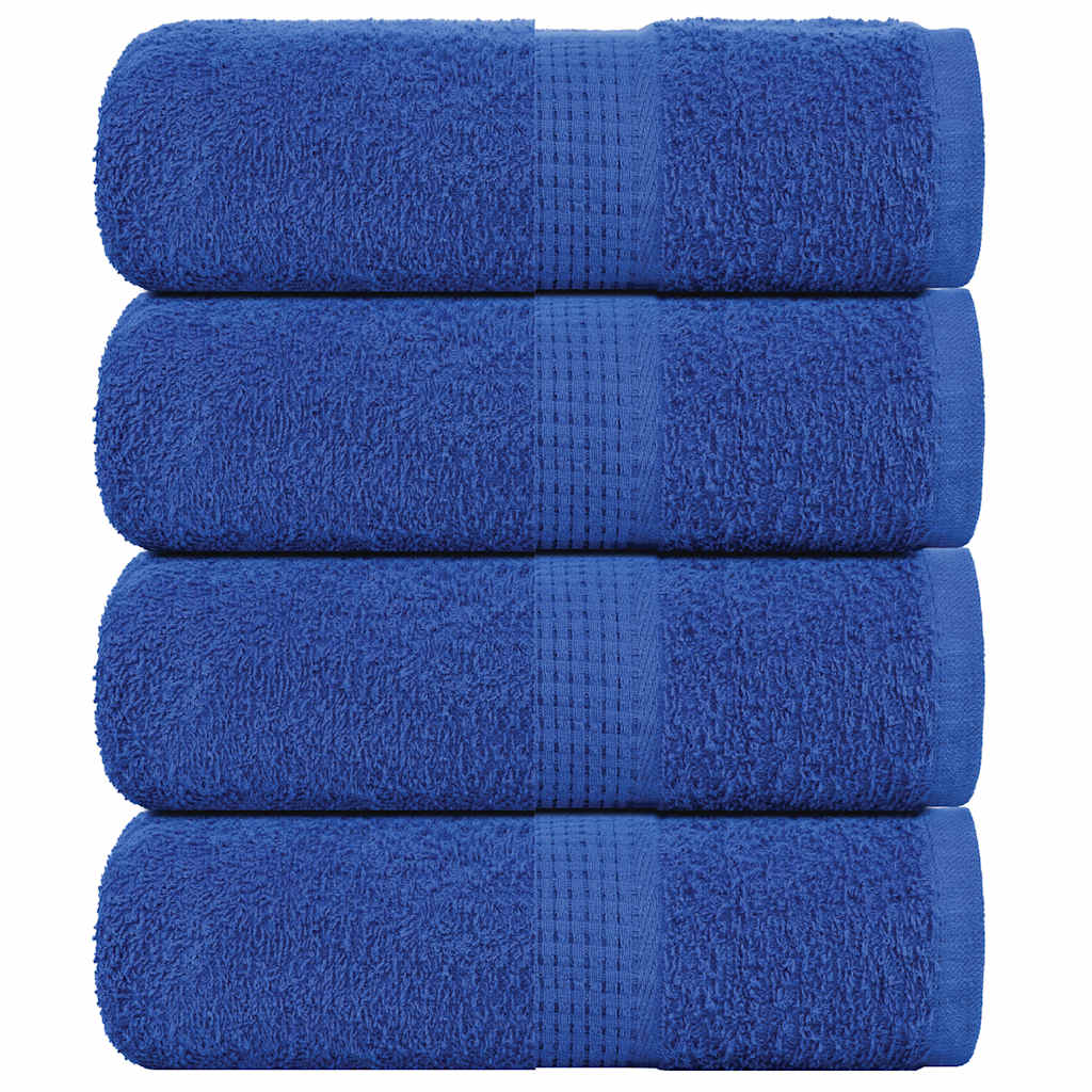 vidaXL Guest Towels FROGN 4 pcs. Blue 30x50 cm 360 gsm