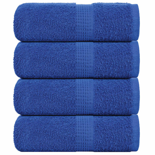 vidaXL Guest Towels FROGN 4 pcs. Blue 30x50 cm 360 gsm