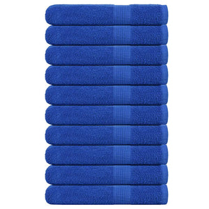 vidaXL Sauna Towels FROGN 10 pcs Blue 80x200 cm 360 gsm