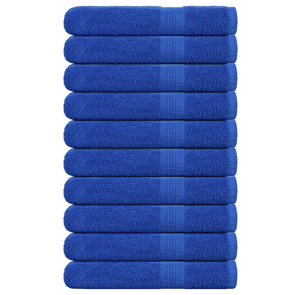 vidaXL Sauna Towels FROGN 10 pcs Blue 80x200 cm 360 gsm