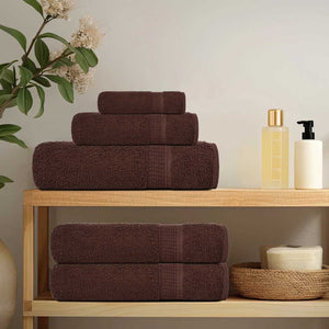 vidaXL Towels FROGN 2 pcs. Brown 100x200 cm 360 g/m²