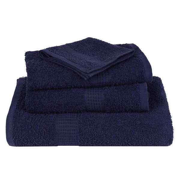 vidaXL Washcloths FROGN 4 pcs Navy Blue 30x30 cm 360 gsm