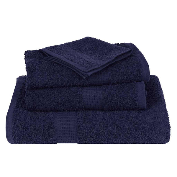 vidaXL Washcloths FROGN 10 pcs. Navy Blue 30x30 cm 360 gsm