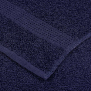 vidaXL Washcloths FROGN 10 pcs. Navy Blue 30x30 cm 360 gsm