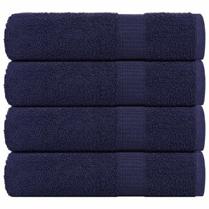 vidaXL Towels FROGN 4 pcs. Navy Blue 50x100 cm 360 gsm