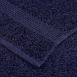 vidaXL Towels FROGN 4 pcs. Navy Blue 50x100 cm 360 gsm