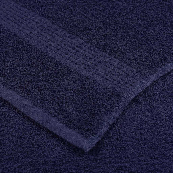 vidaXL FROGN Bath Towels 2 pcs Navy 70x140 cm 360 g/m²