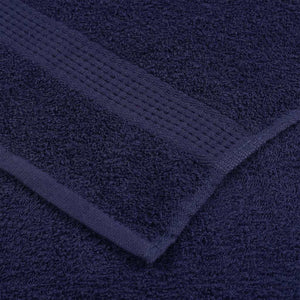 vidaXL Bath Towels FROGN 4-piece Navy Blue 100x150 cm 360 gsm