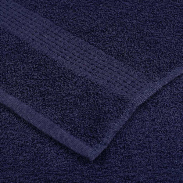 vidaXL Bath Towels FROGN 4-piece Navy Blue 100x150 cm 360 gsm