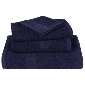 vidaXL Towels FROGN 10 pcs. Navy Blue 100x200 cm 360 gsm