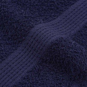vidaXL Towels FROGN 10 pcs. Navy Blue 100x200 cm 360 gsm