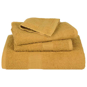 vidaXL Guest Towels FROGN 10 pcs Gold 30x50 cm 360 gsm