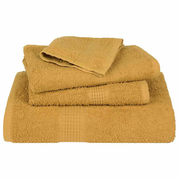 vidaXL Towels FROGN 2 pcs Gold 50x100 cm 360 gsm