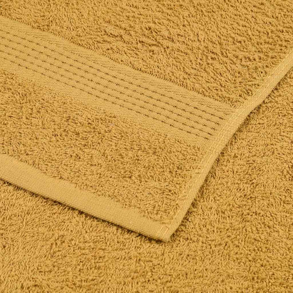 vidaXL Towels FROGN 2 pcs Gold 50x100 cm 360 gsm
