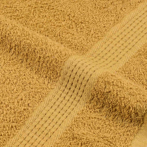 vidaXL Towels FROGN 2 pcs Gold 50x100 cm 360 gsm
