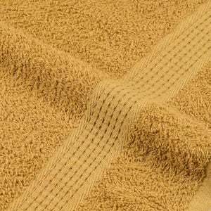 vidaXL Towels FROGN 4 pcs. Gold 50x100 cm 360 gsm