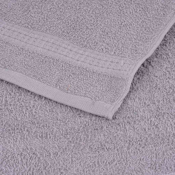 vidaXL Guest Towels FROGN 10 pcs. Grey 30x50 cm 360 gsm