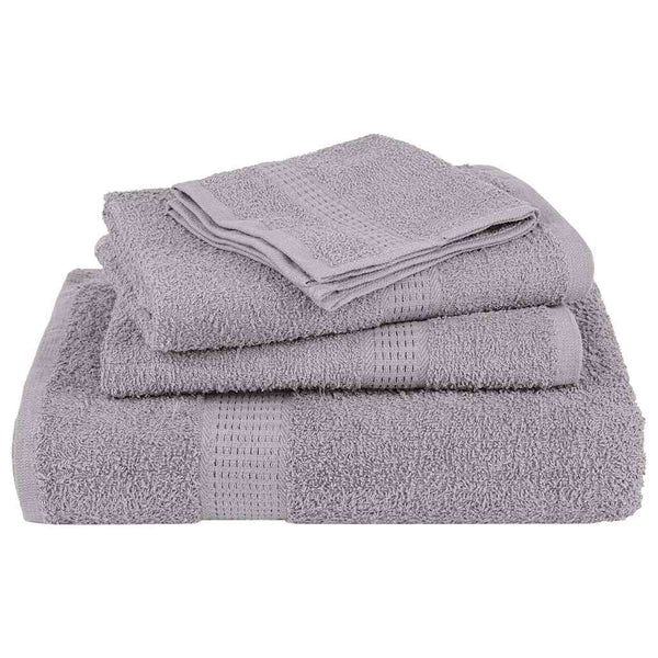 vidaXL FROGN Shower Towels 4 pcs. Grey 70x140 cm 360 g/m²