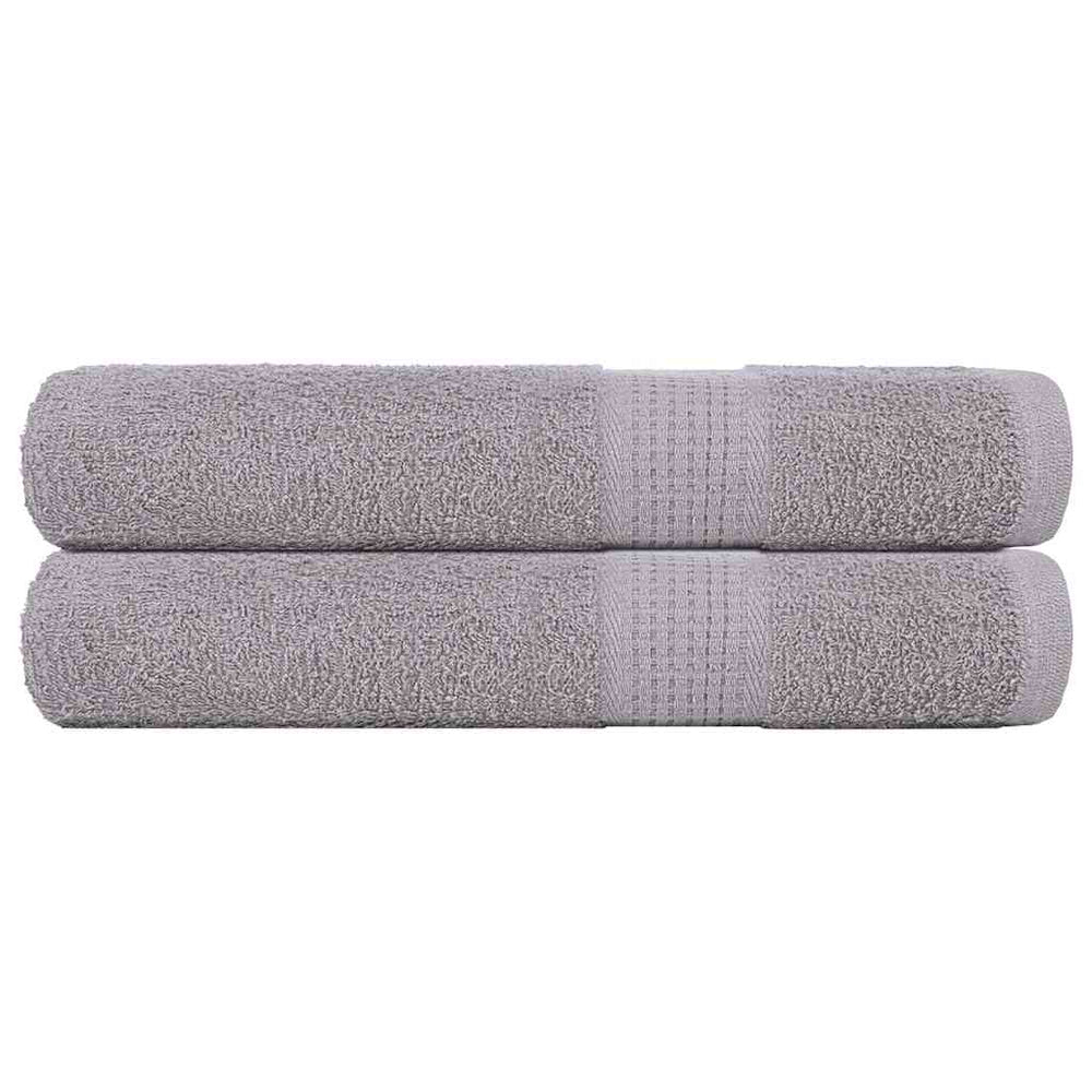 vidaXL Towels FROGN 2 pcs. Gray 100x200 cm 360 gsm