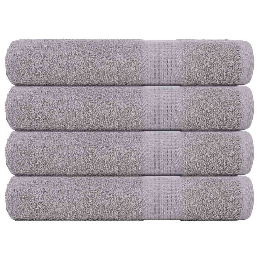 vidaXL Towels FROGN 4 pcs. Grey 100x200 cm 360 gsm