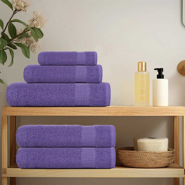 vidaXL Towels FROGN 10 pcs. Purple 50x100 cm 360 gsm