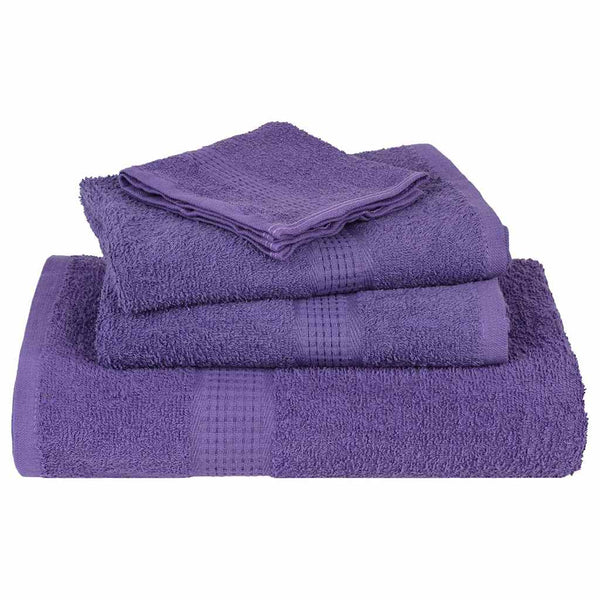 vidaXL Towels FROGN 10 pcs. Purple 50x100 cm 360 gsm