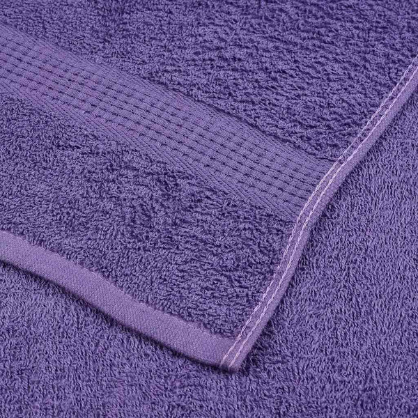 vidaXL Bath Towels FROGN 10 pcs. Purple 100x150 cm 360 g/m²
