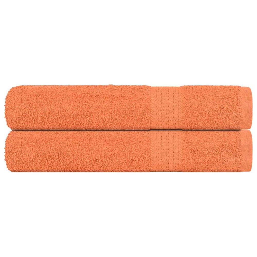 vidaXL Sauna Towels FROGN 2 pcs. Orange 80x200 cm 360 g/m²
