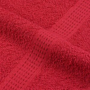 vidaXL Washcloths FROGN 4 pcs. Red 30x30 cm 360 gsm