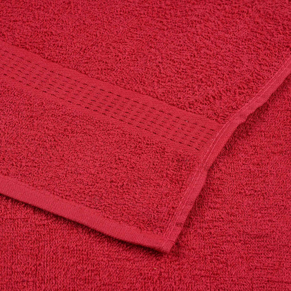 vidaXL Shower Towels FROGN 10 pcs. Red 70x140 cm 360 gsm