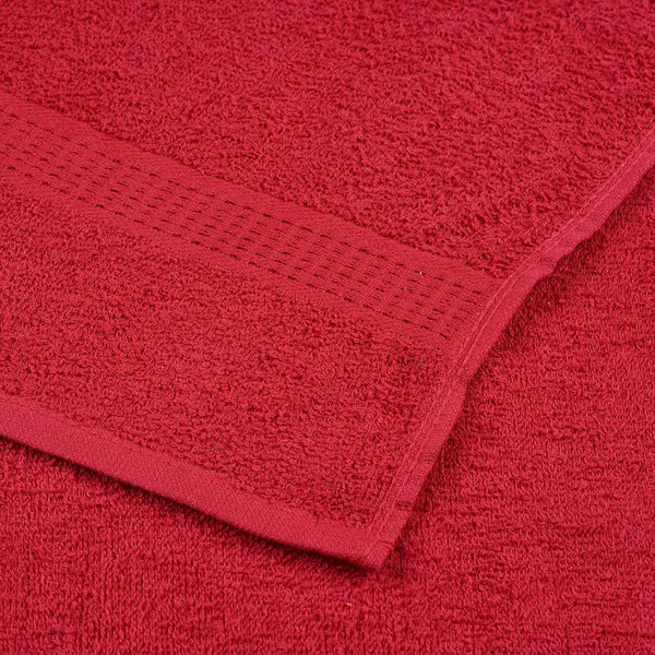 vidaXL Bath Towels FROGN 4 pcs. Red 100x150 cm 360 gsm