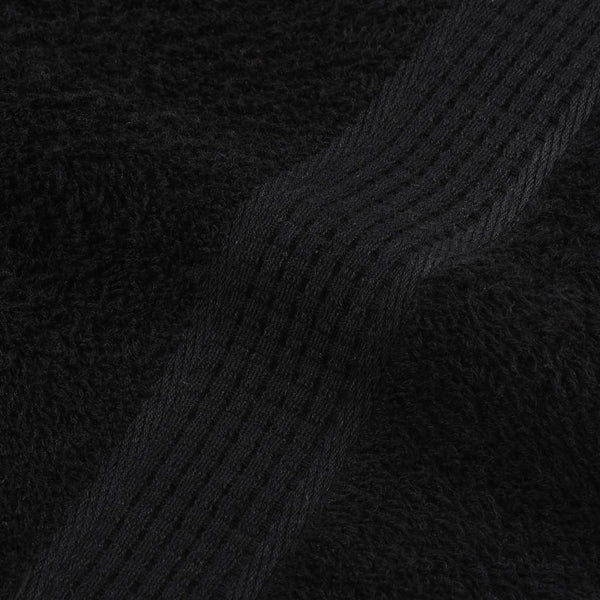 vidaXL Bath Towels FROGN 4 pcs Black 100x150 cm 360 gsm
