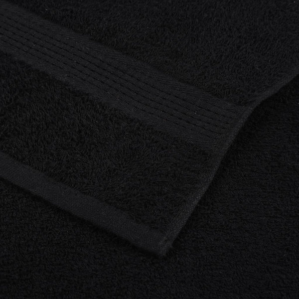 vidaXL Bath Towels FROGN 4 pcs Black 100x150 cm 360 gsm